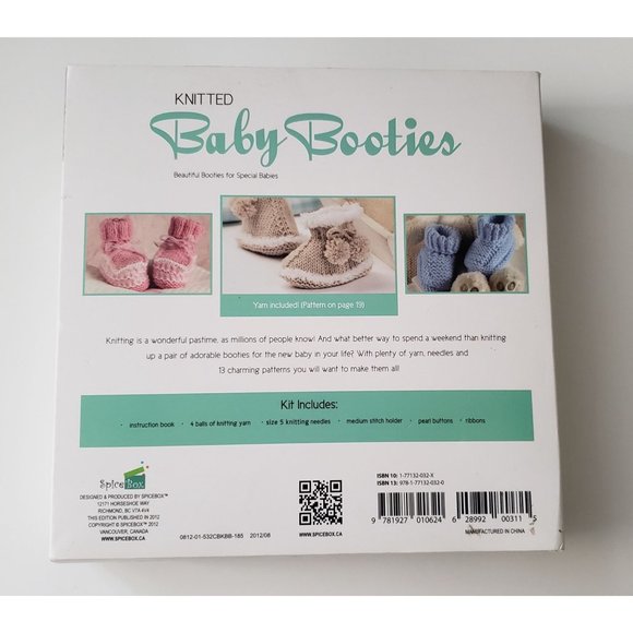 Knitted Baby Booties Beautiful Booties for Special Babies Craft Box - Picture 3 of 3